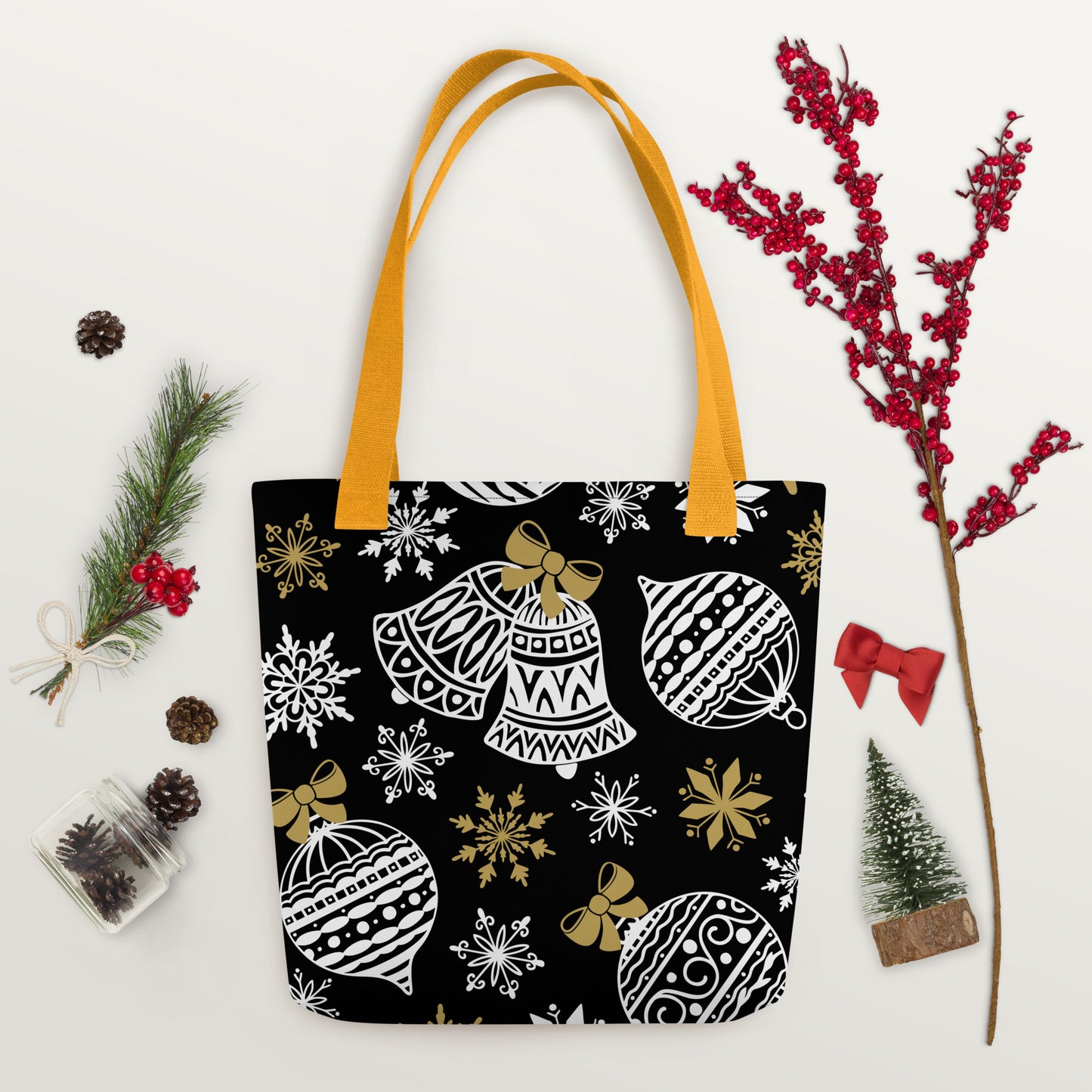 Xmas Golden decoration Tote bag