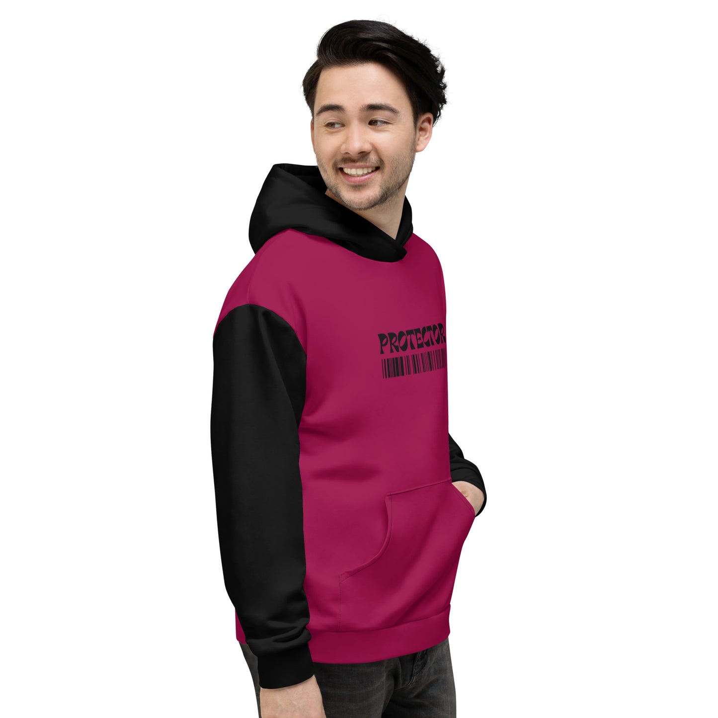 Protector Burgundy Unisex Hoodie