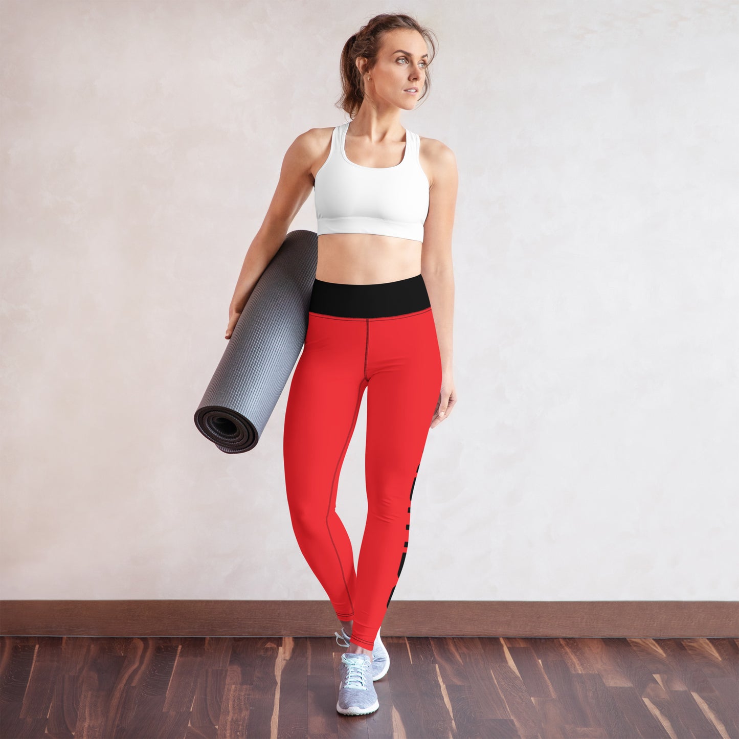 Sensitivo Red Yoga Leggings