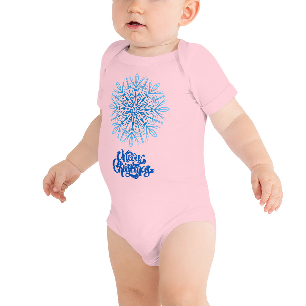 Merry Christmas 3 Baby short sleeve one piece
