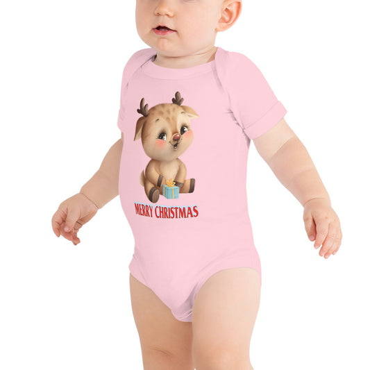 Merry Xmas 4 Baby short sleeve one piece
