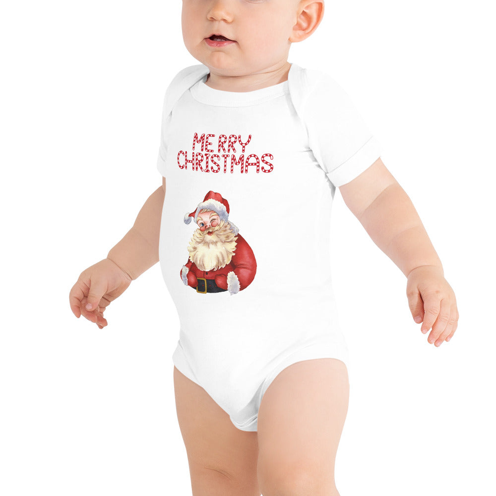 Merry Xmas 2 Baby short sleeve one piece