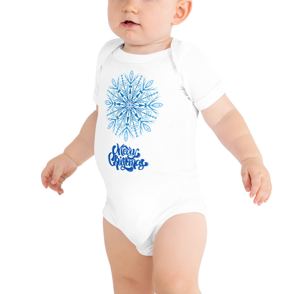 Merry Christmas 3 Baby short sleeve one piece