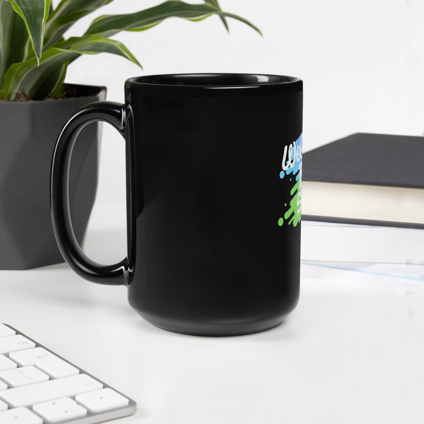 Back to School 3 Black Glossy Mug
