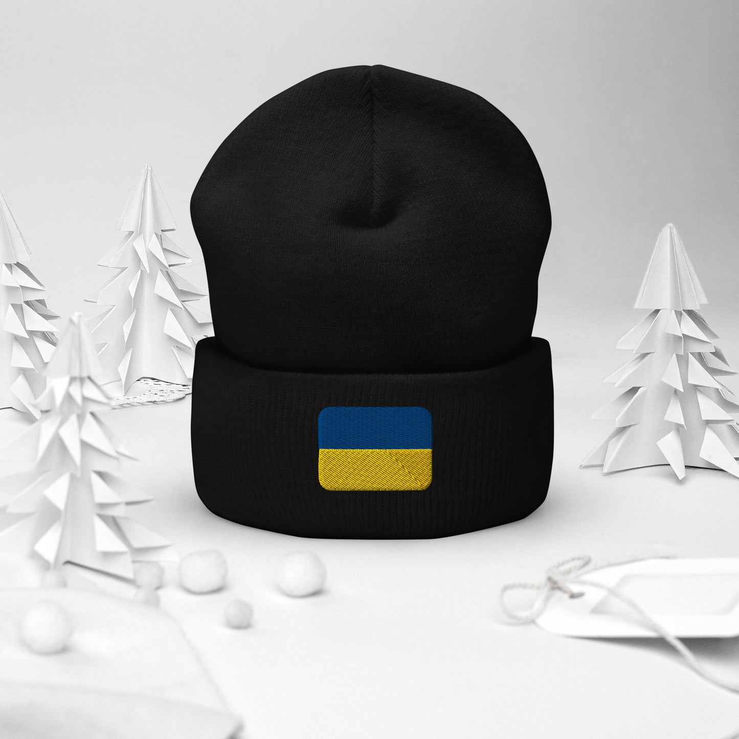 Ukraine Cuffed Beanie