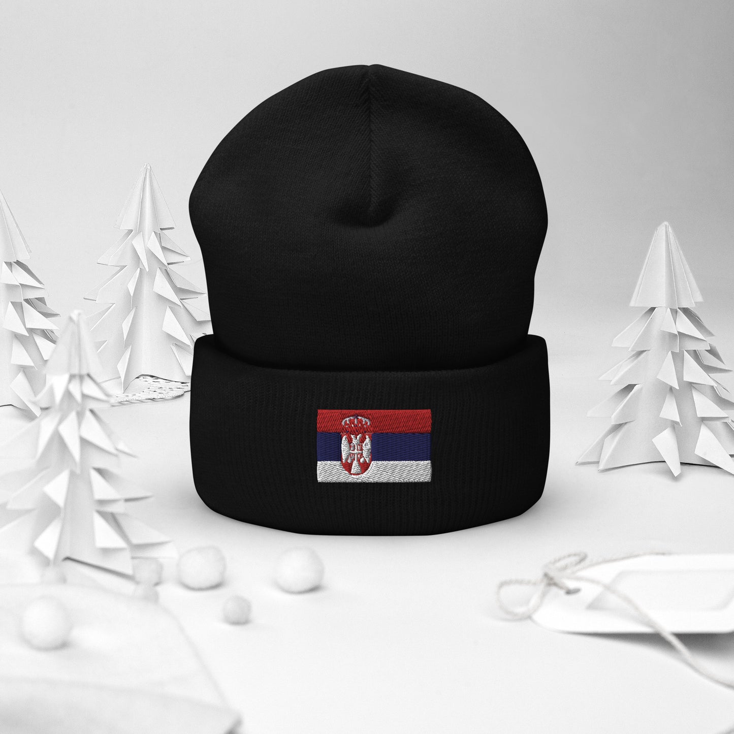 Serbia Cuffed Beanie