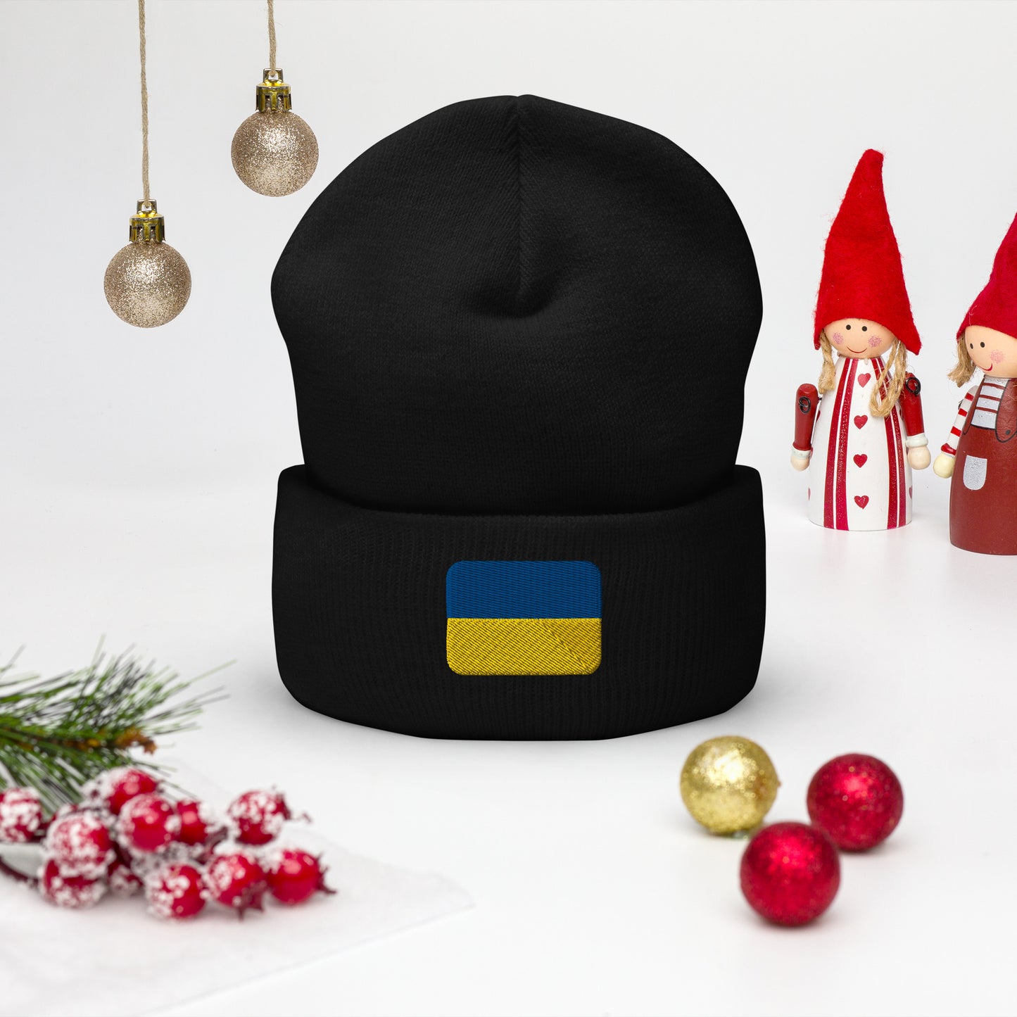 Ukraine Cuffed Beanie