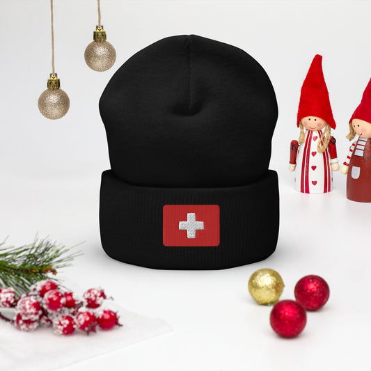 Switzerland Cuffed Beanie