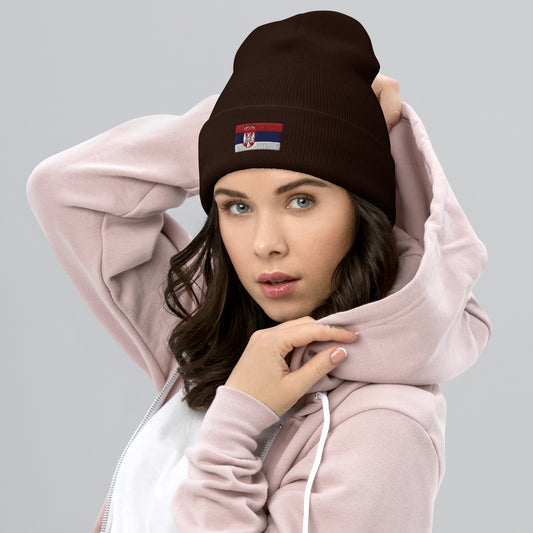 Serbia Cuffed Beanie