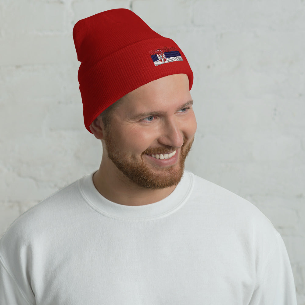 Serbia Cuffed Beanie