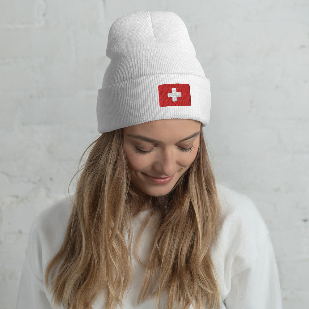 Switzerland Cuffed Beanie