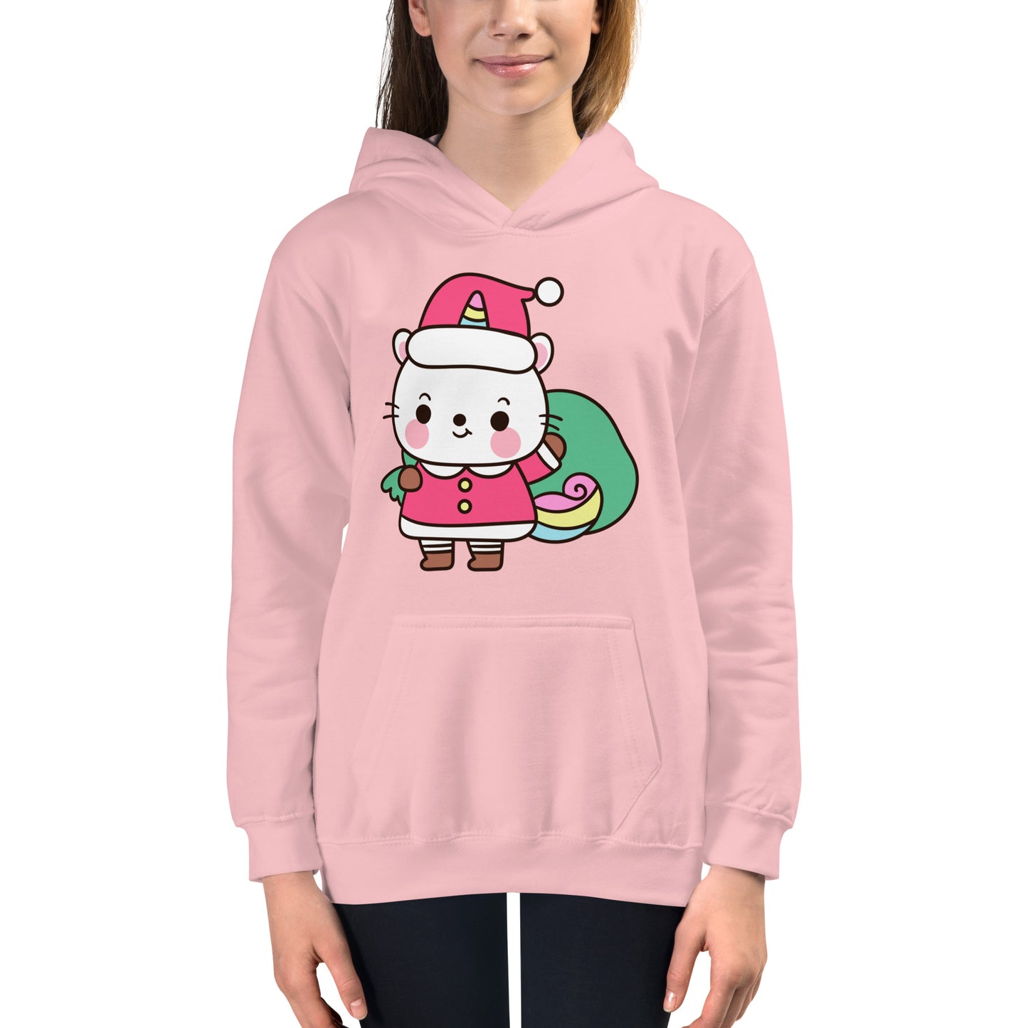 Xmas Unicorn Kids Hoodie