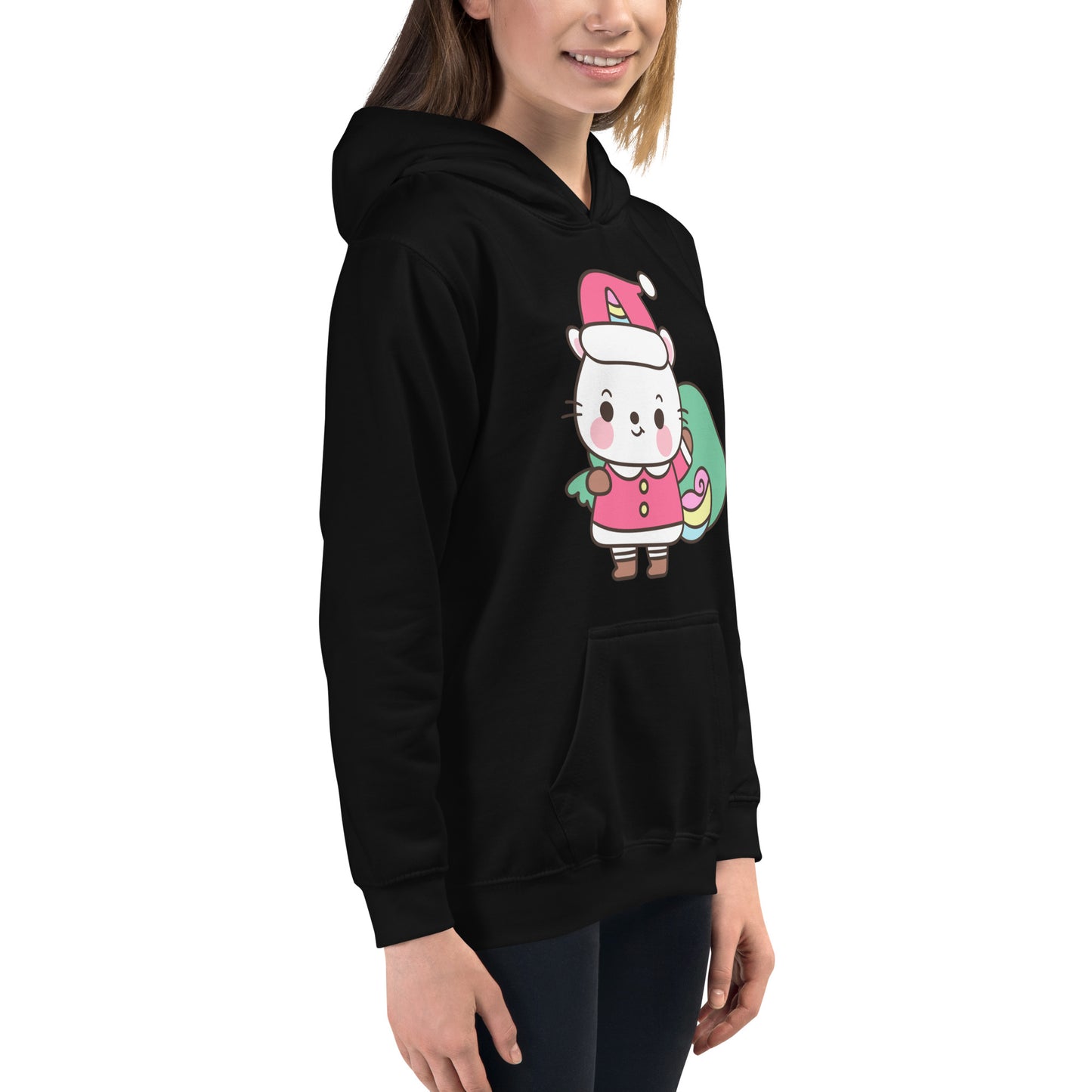 Xmas Unicorn Kids Hoodie