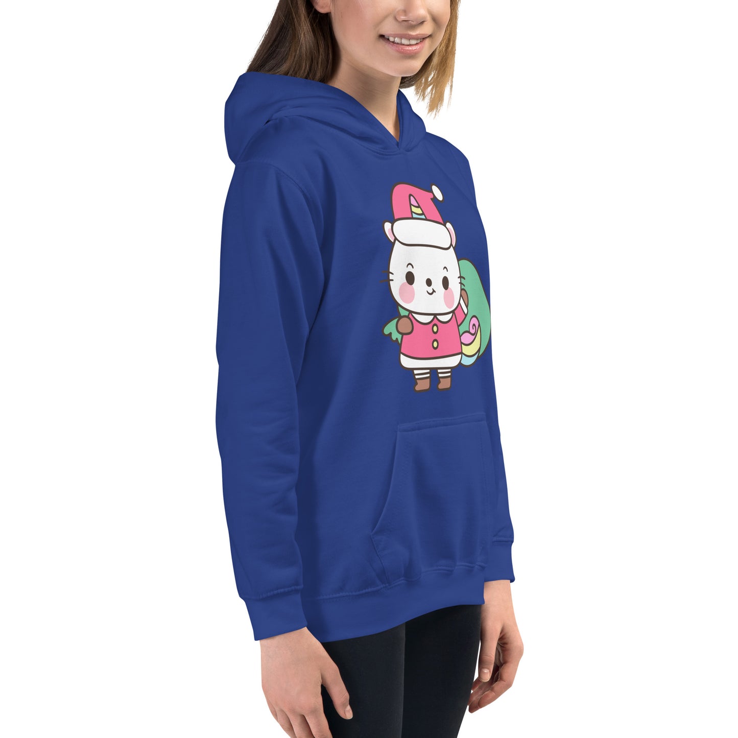 Xmas Unicorn Kids Hoodie