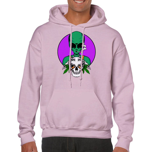 Alien&Skull Unisex Pullover Hoodie