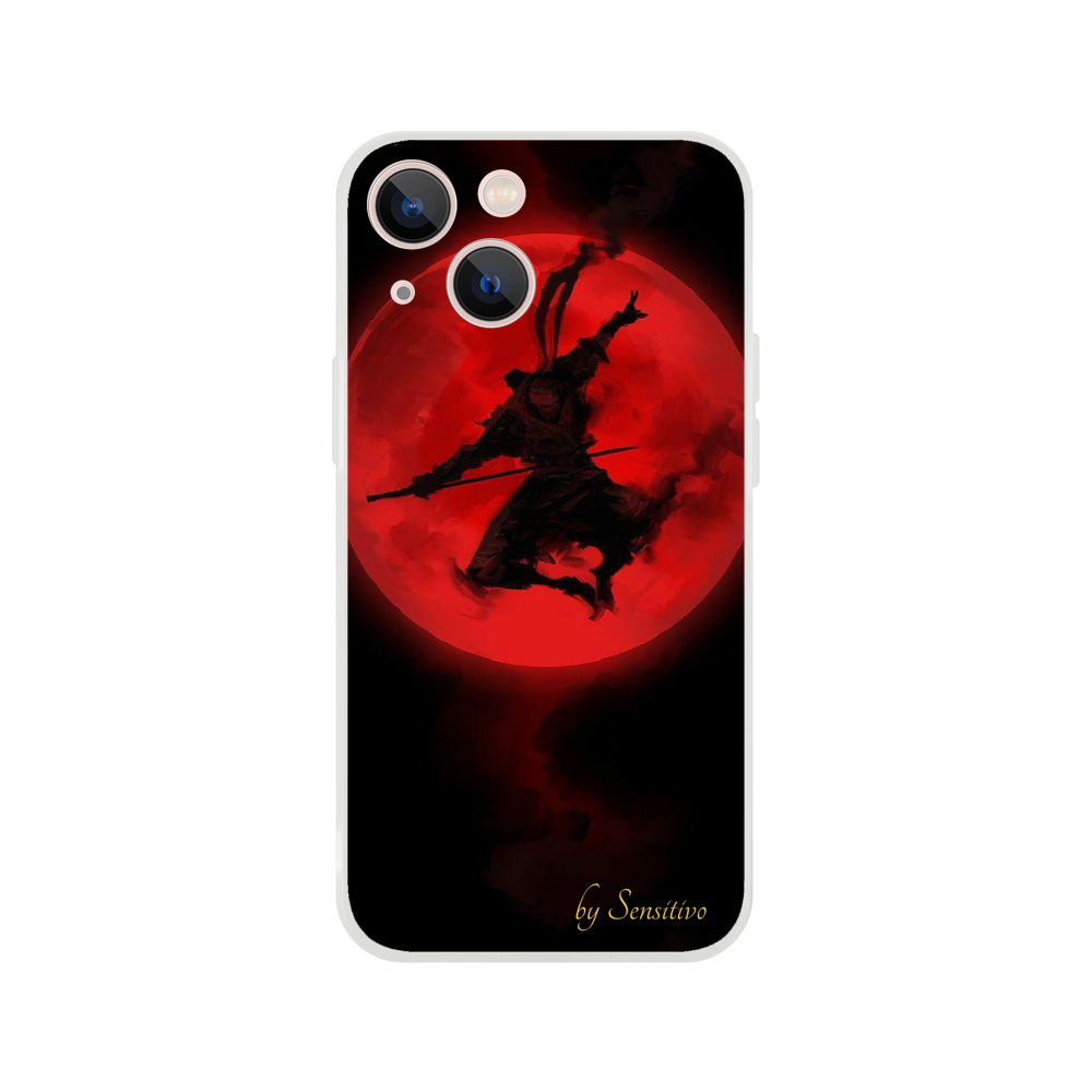 Red Moon & Samurai Flexi case