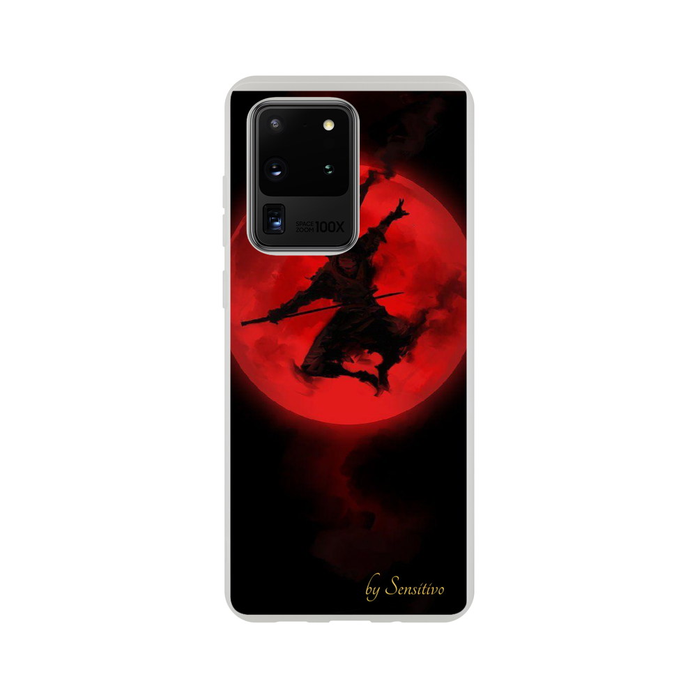 Red Moon & Samurai Flexi case