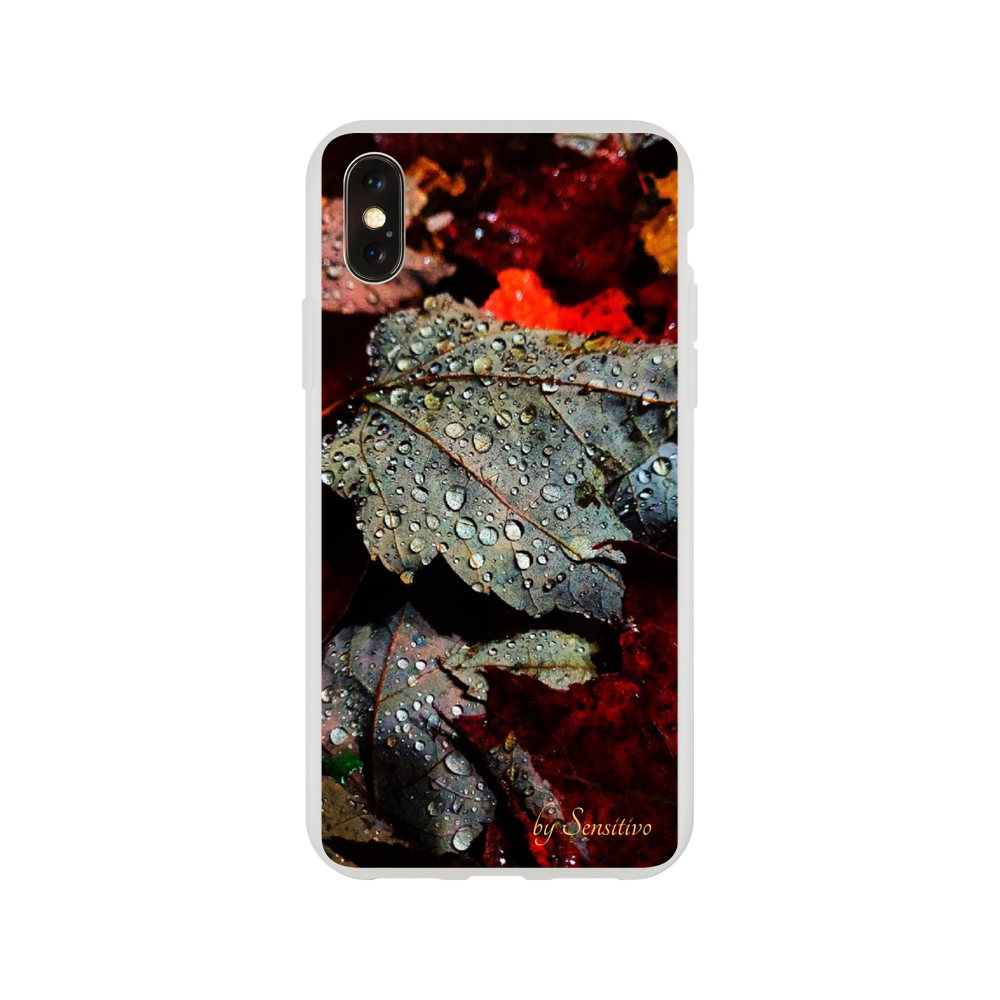 Nature Fall & Raindrops Flexi case