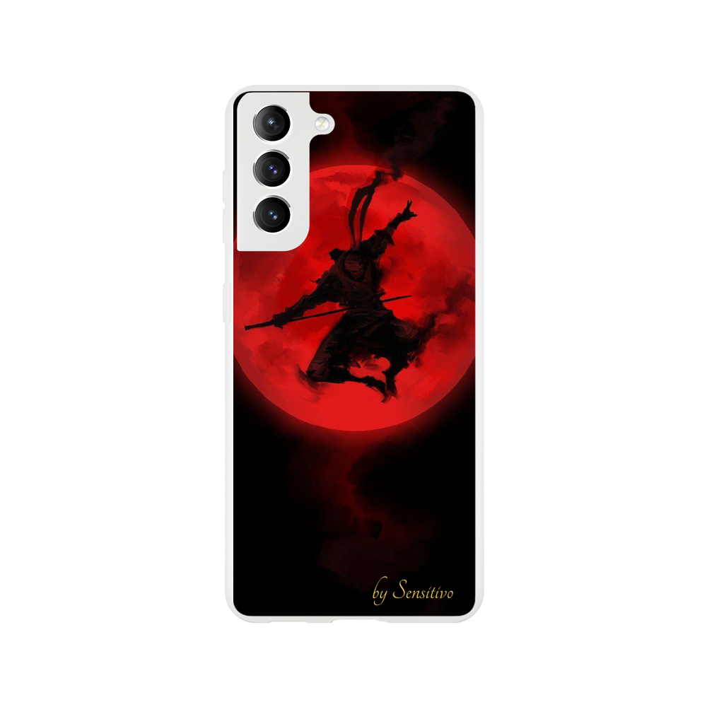 Red Moon & Samurai Flexi case