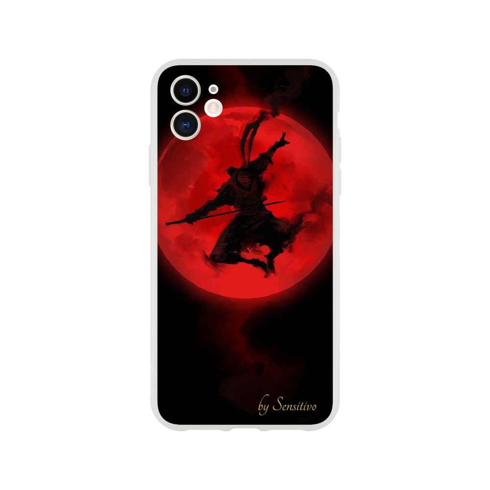 Red Moon & Samurai Flexi case