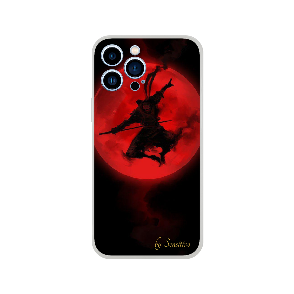 Red Moon & Samurai Flexi case
