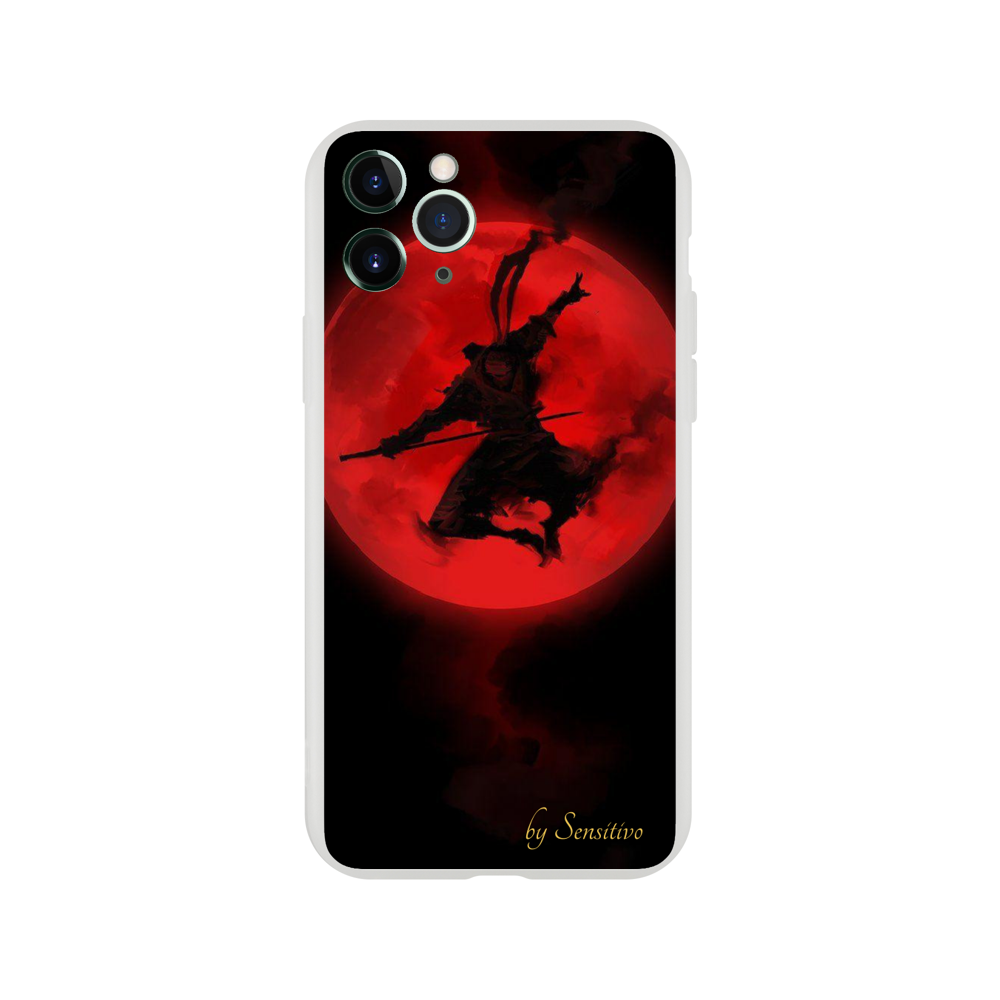 Red Moon & Samurai Flexi case