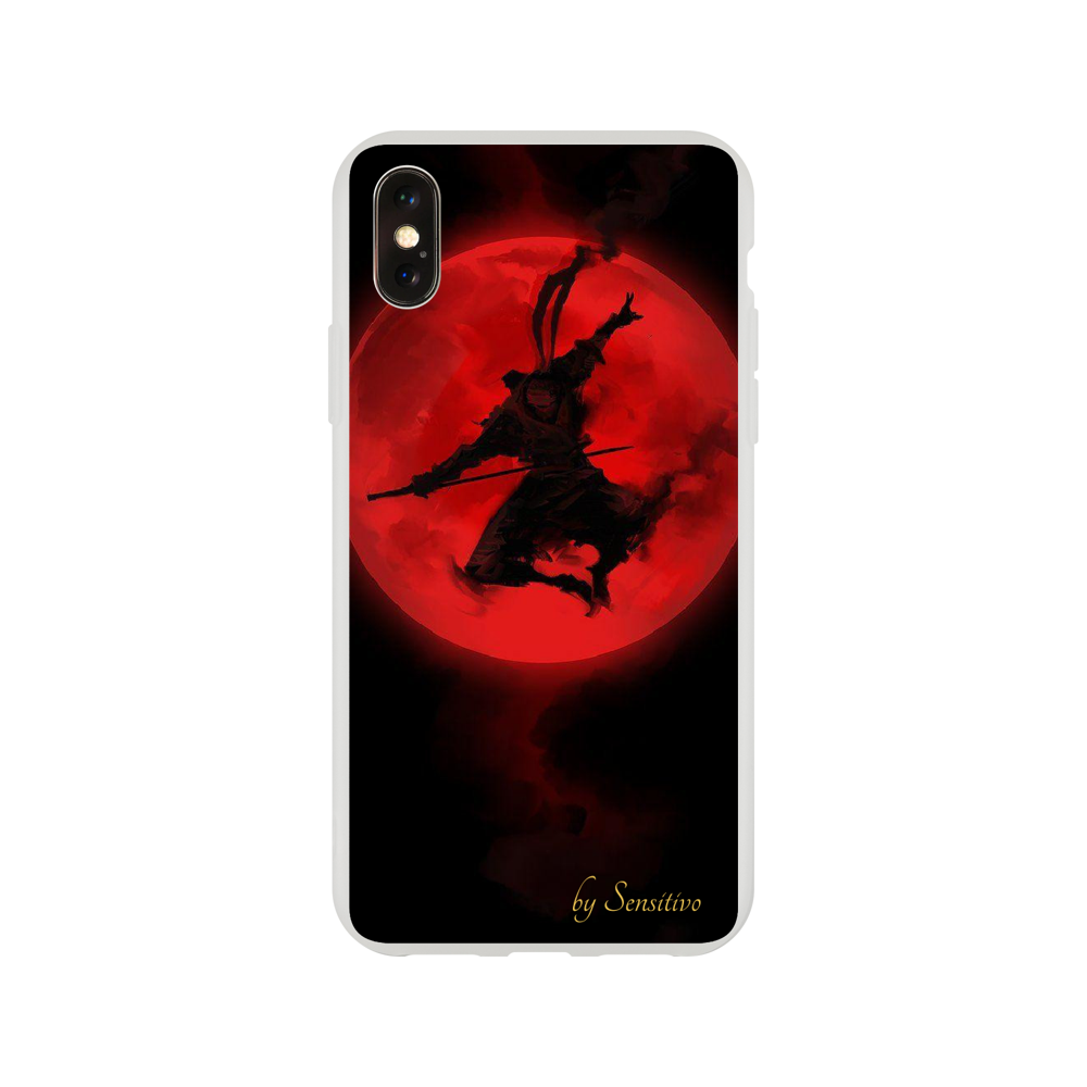 Red Moon & Samurai Flexi case