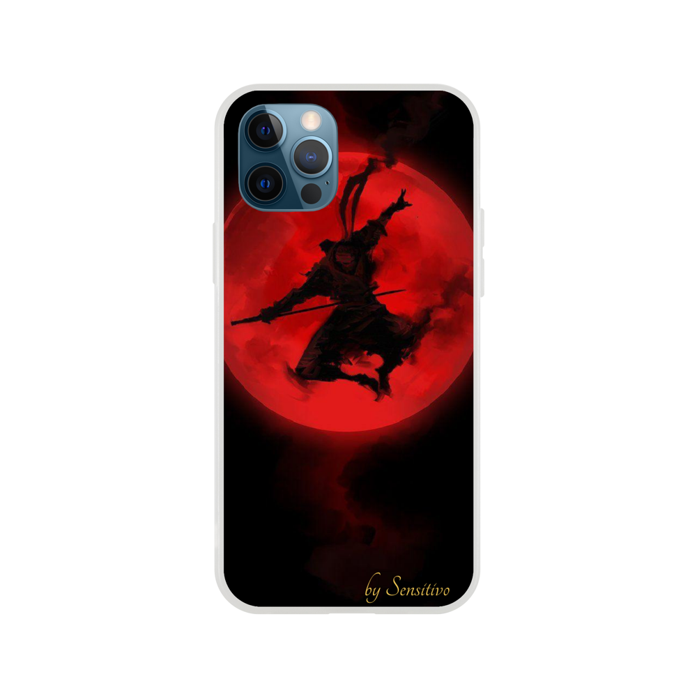 Red Moon & Samurai Flexi case