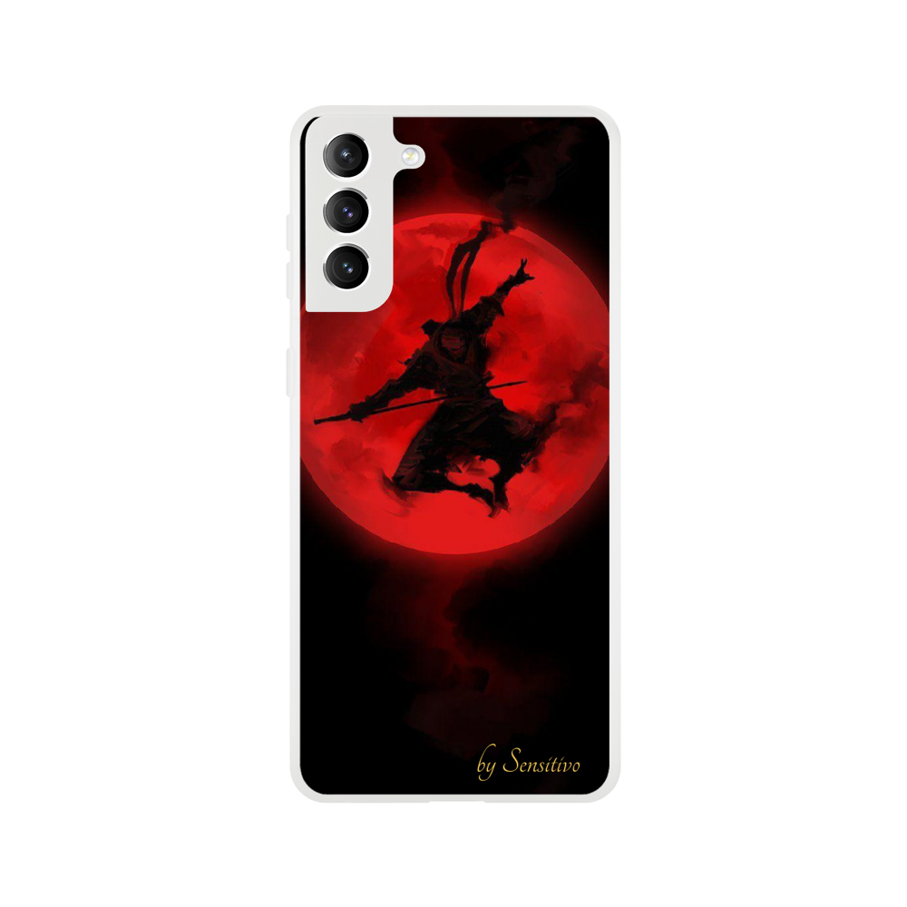 Red Moon & Samurai Flexi case