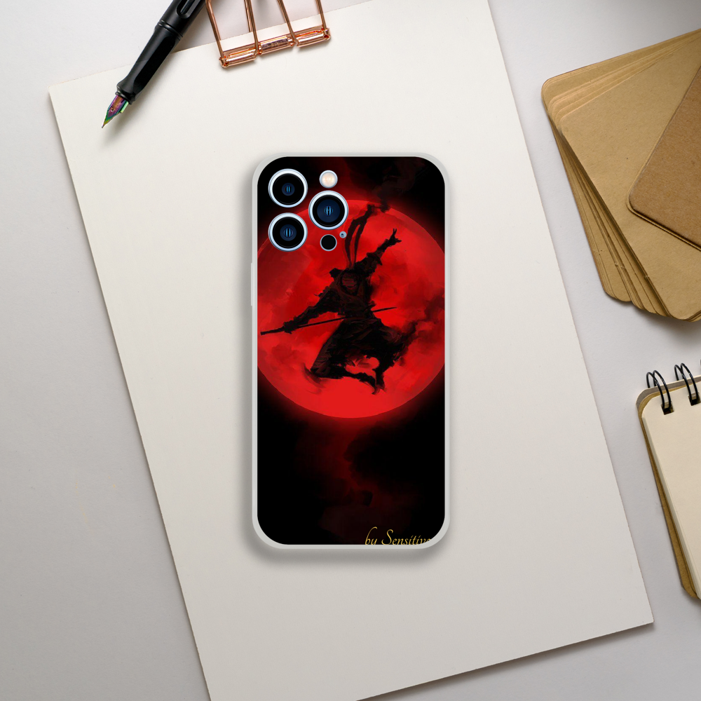 Red Moon & Samurai Flexi case