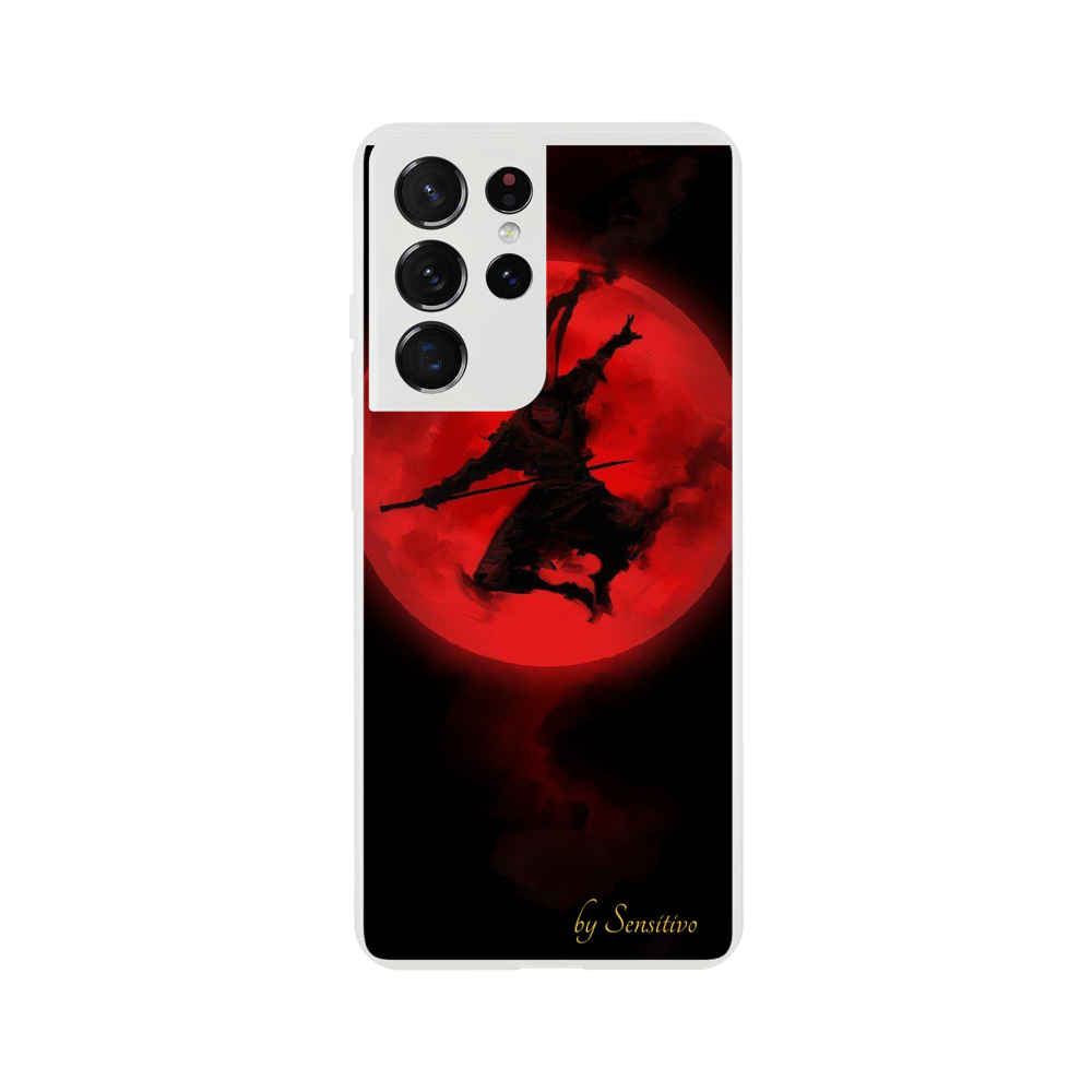 Red Moon & Samurai Flexi case