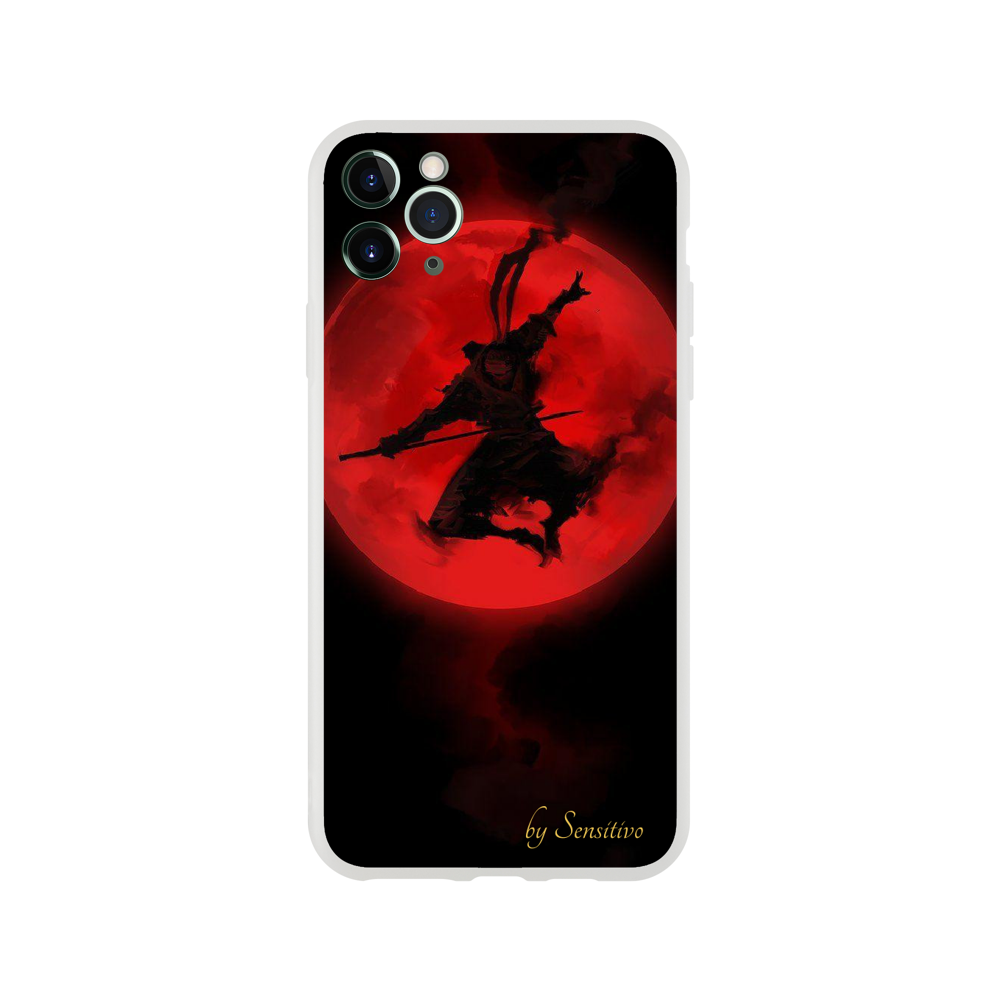 Red Moon & Samurai Flexi case
