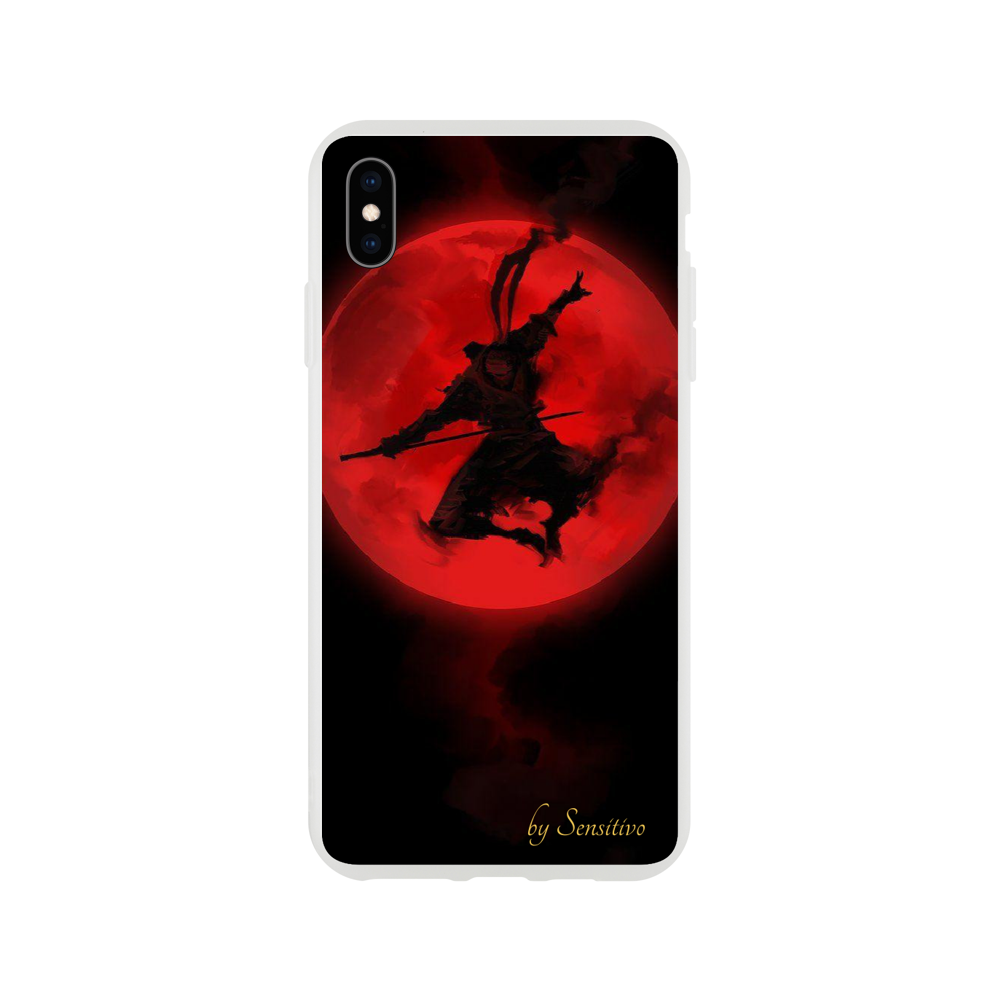 Red Moon & Samurai Flexi case