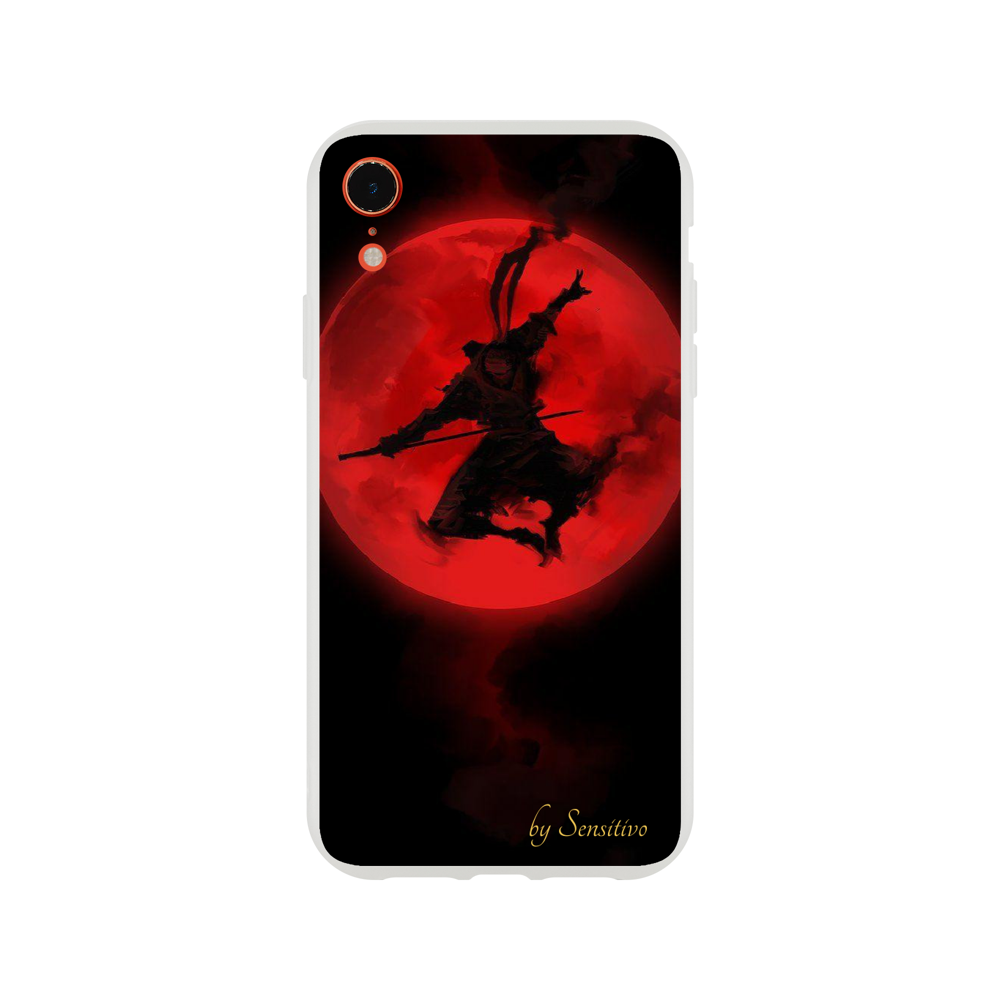 Red Moon & Samurai Flexi case