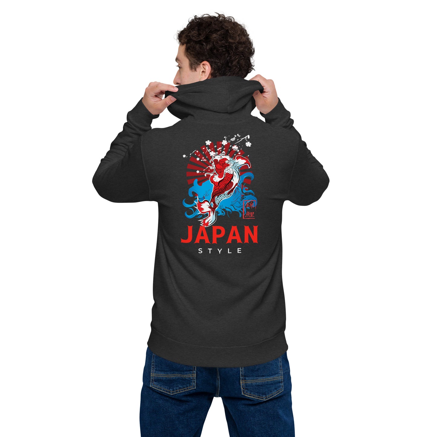 Japan Style Unisex basic zip hoodie