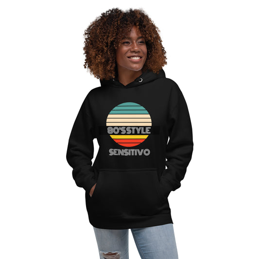 80's Style Sensitivo Unisex Hoodie