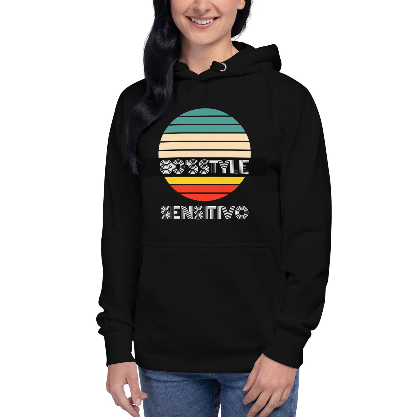 80's Style Sensitivo Unisex Hoodie