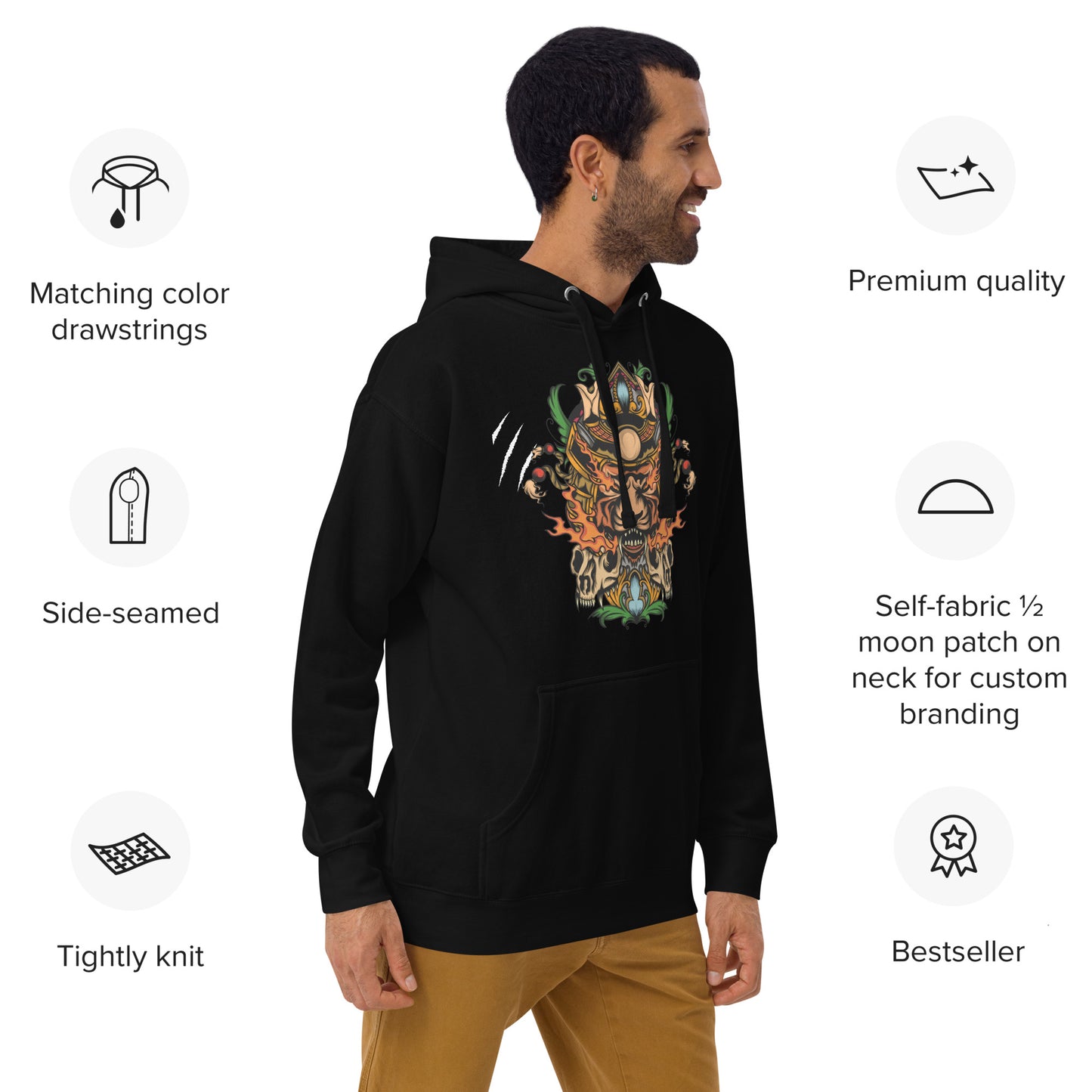 Tiger Warrior Unisex Hoodie