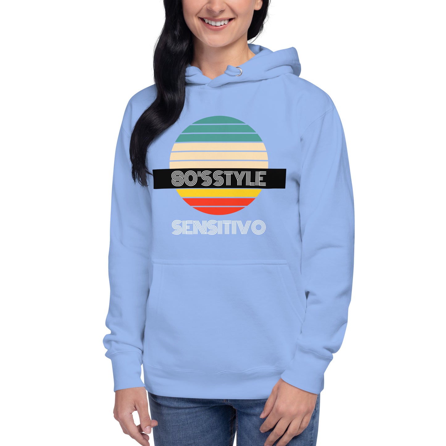 80's Style Sensitivo Unisex Hoodie