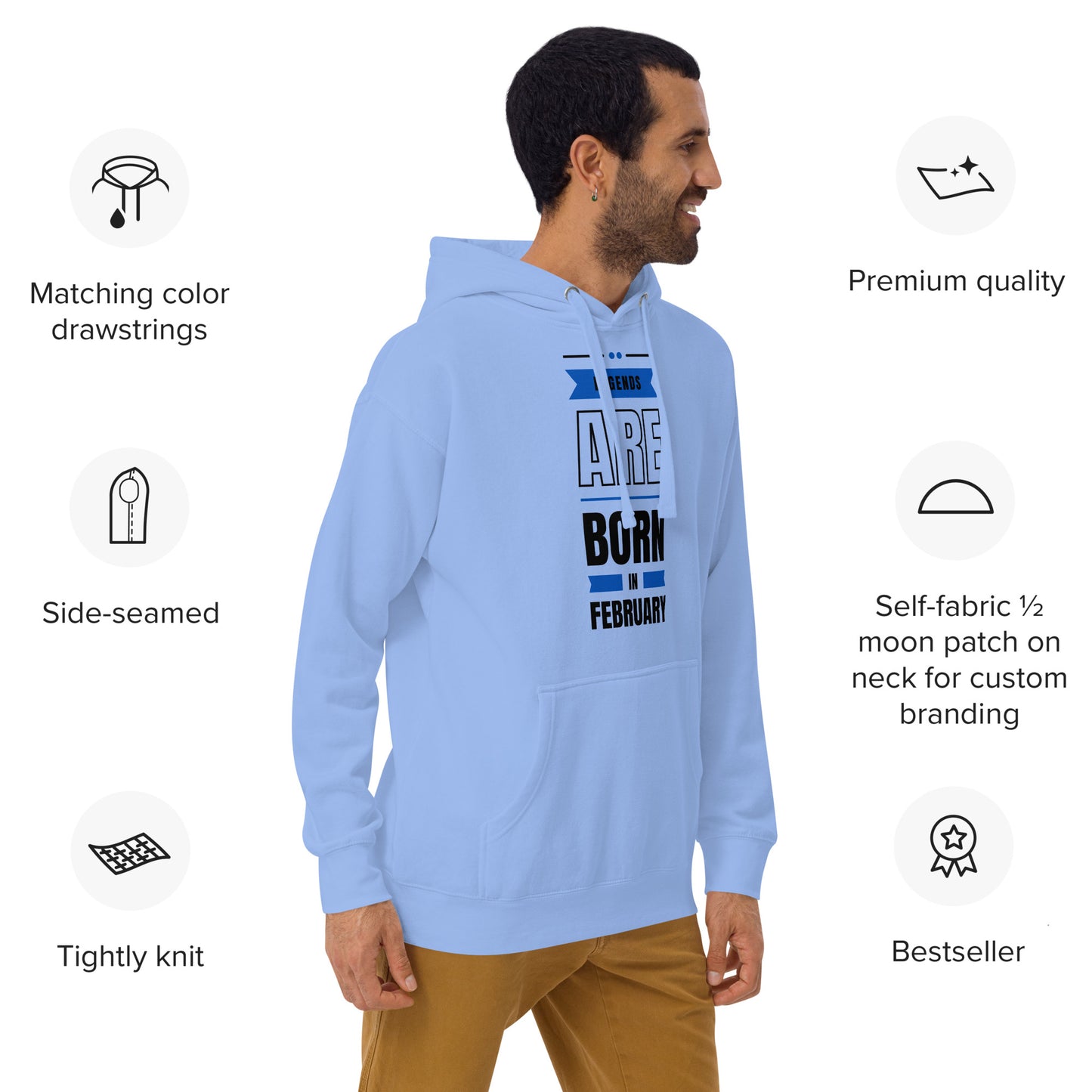 February Legends 2 Unisex Hoodie