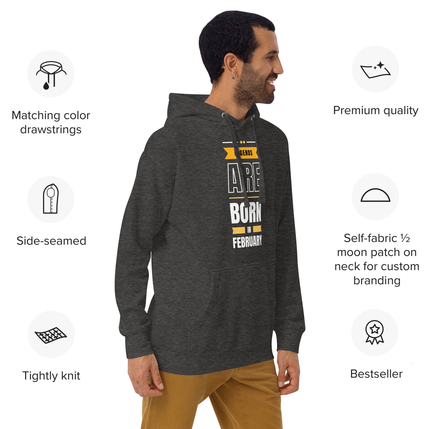 February Legends Unisex Hoodie