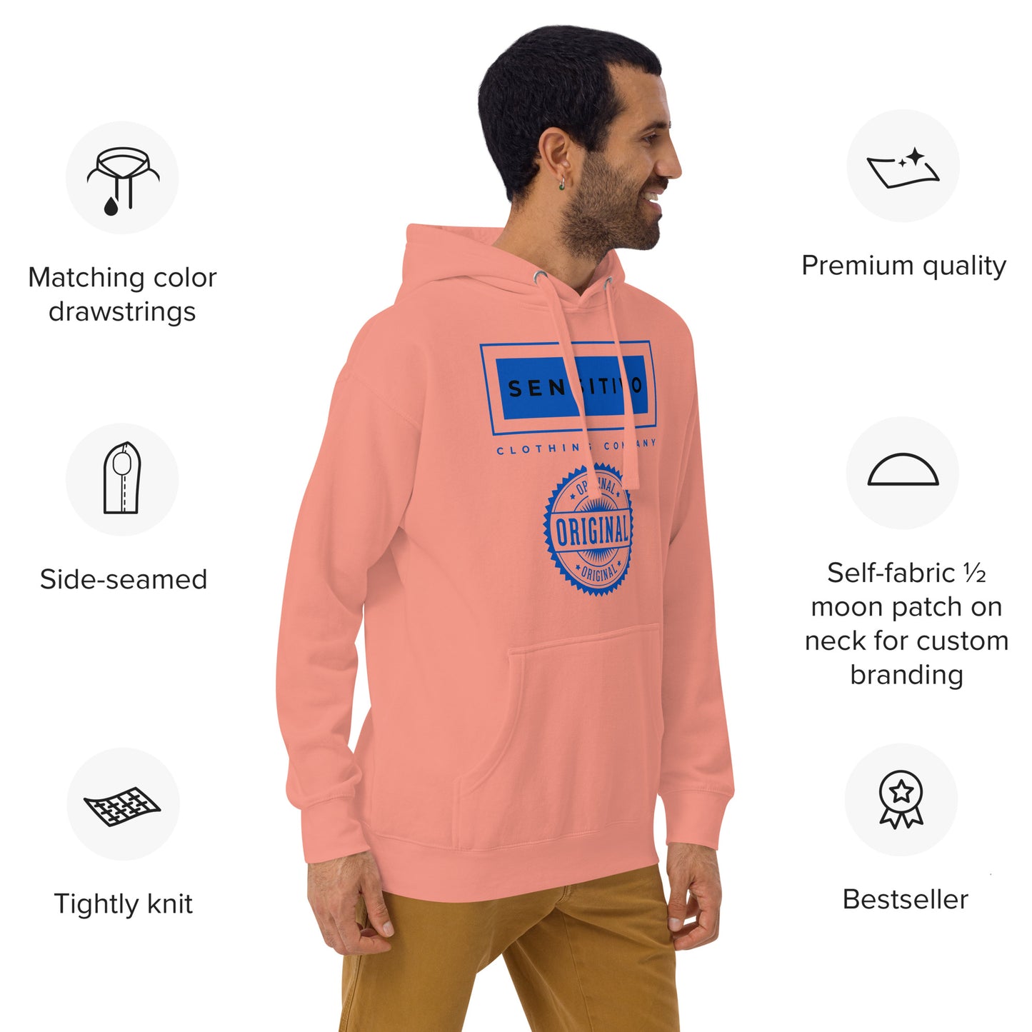 Sensitivo Clothing 3 Unisex Hoodie