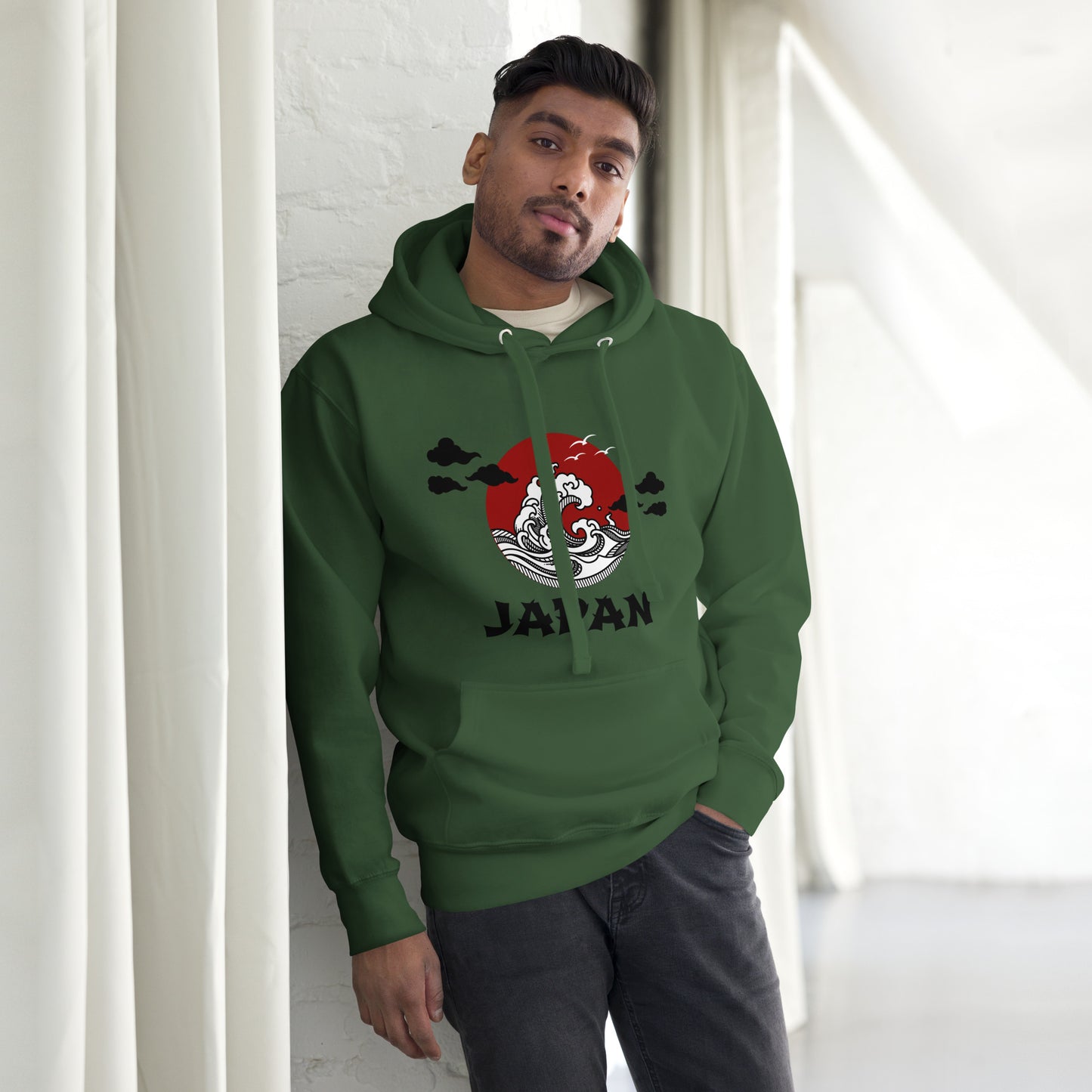 Japan waves 2 Unisex Hoodie
