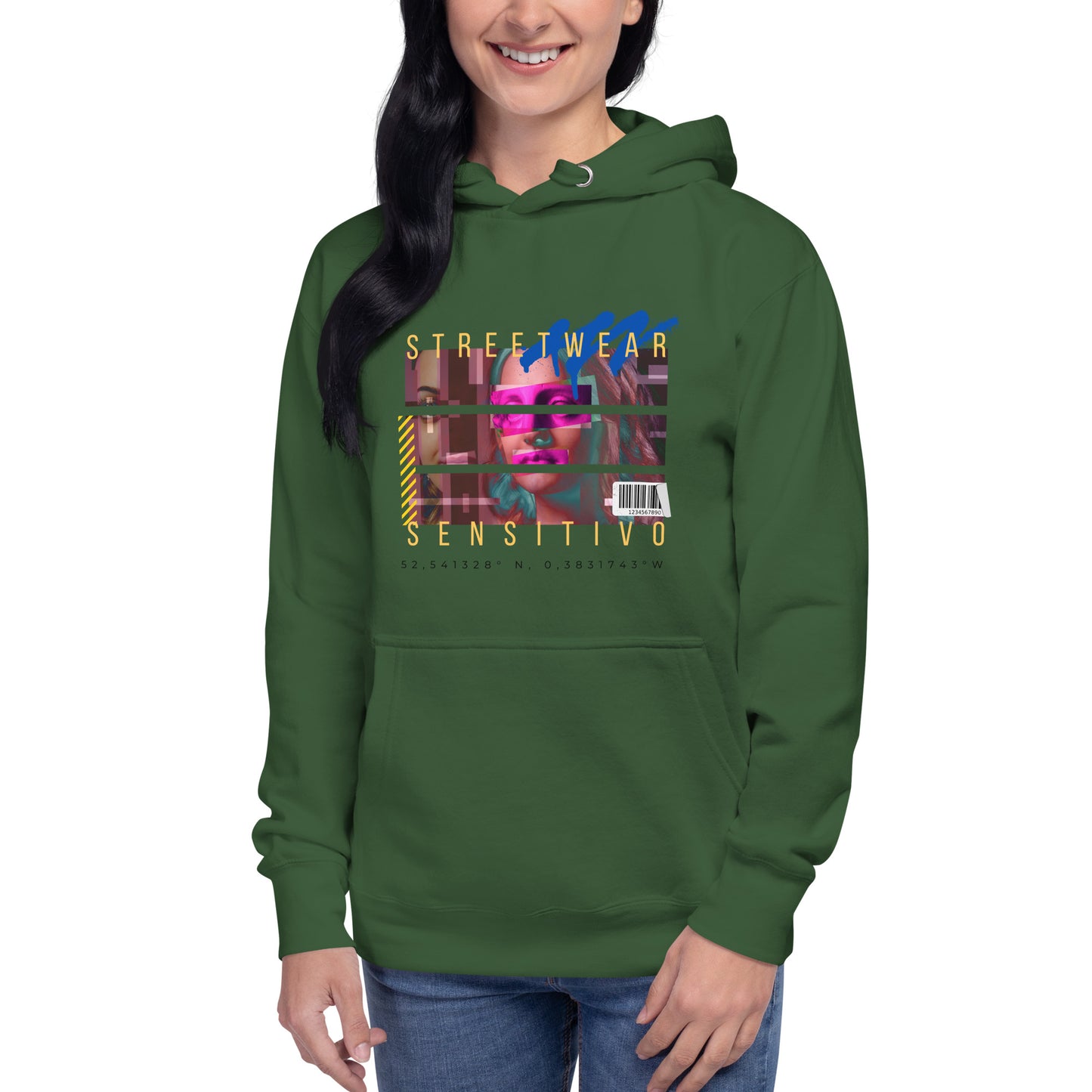 Streetwear Sensitivo Unisex Hoodie