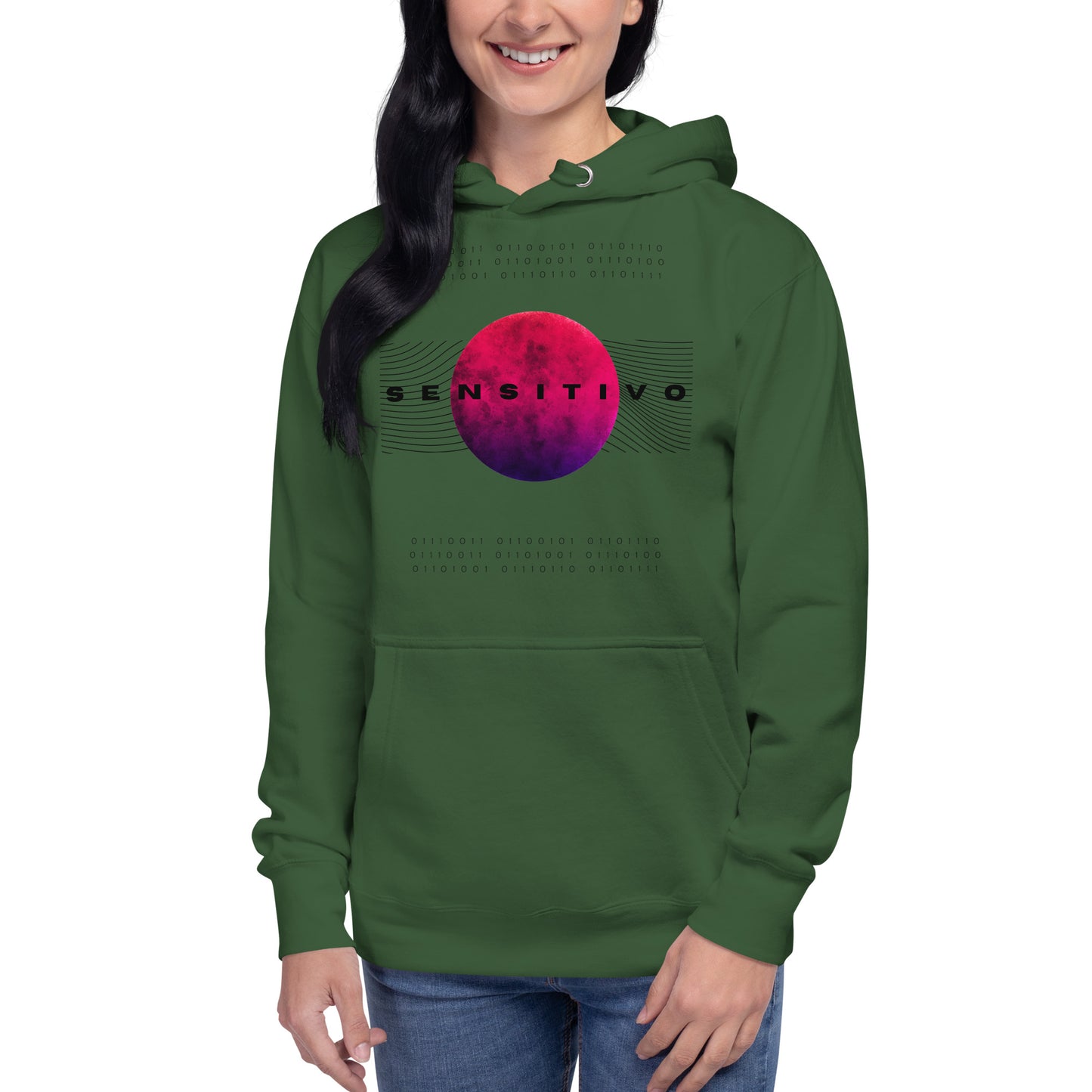 Binary Sensitivo 2 Unisex Hoodie