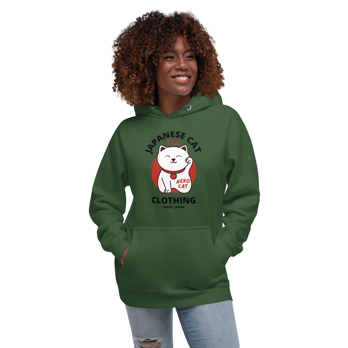 Neko Cat Unisex Hoodie