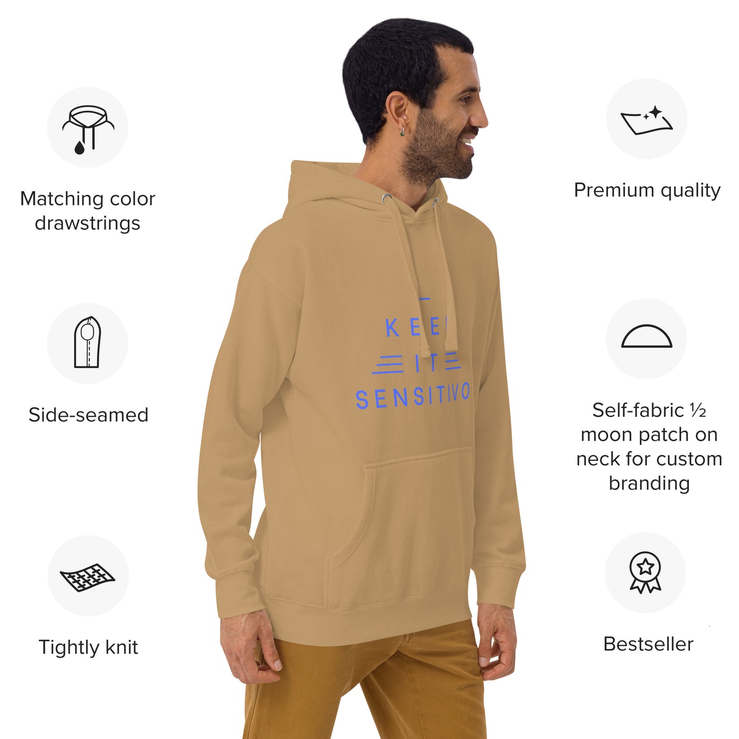 Keep It Sensitivo 4 Unisex Hoodie