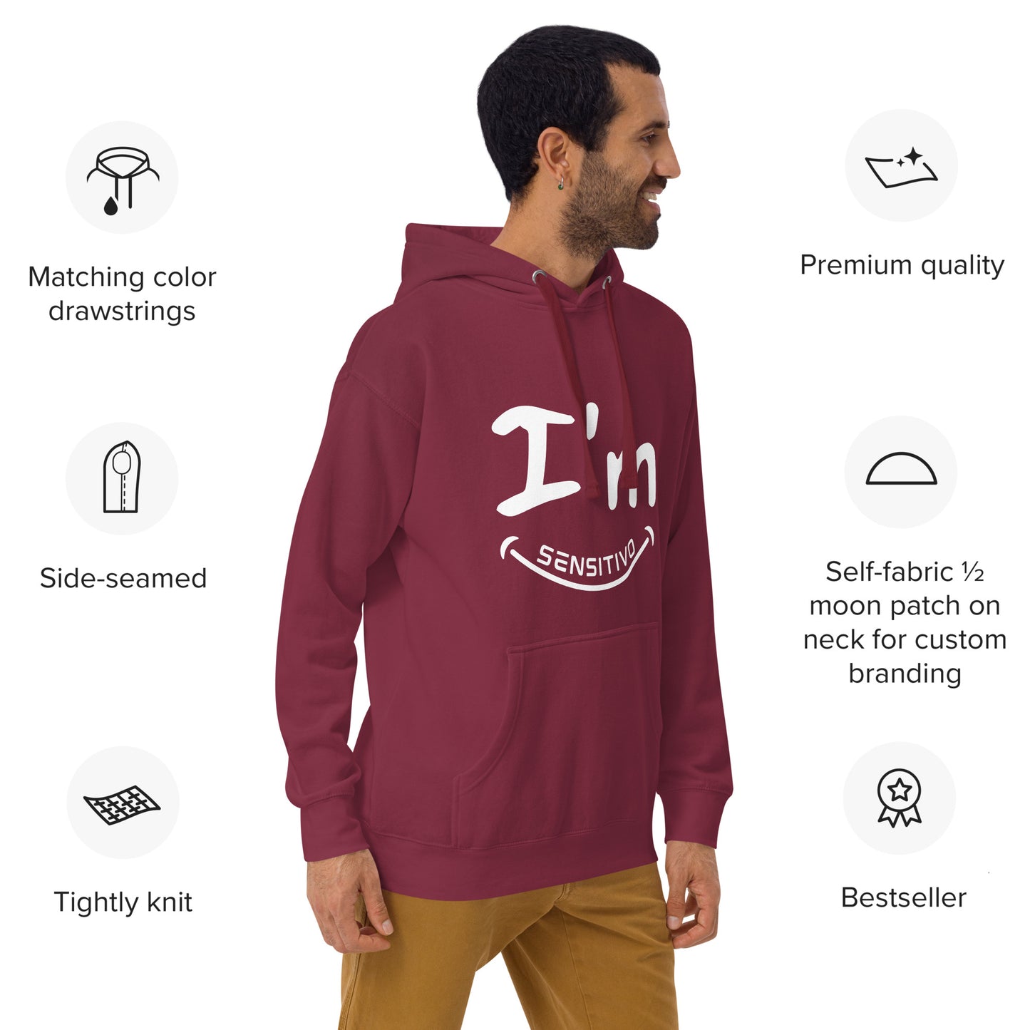 I'm Sensitivo 3 Unisex Hoodie
