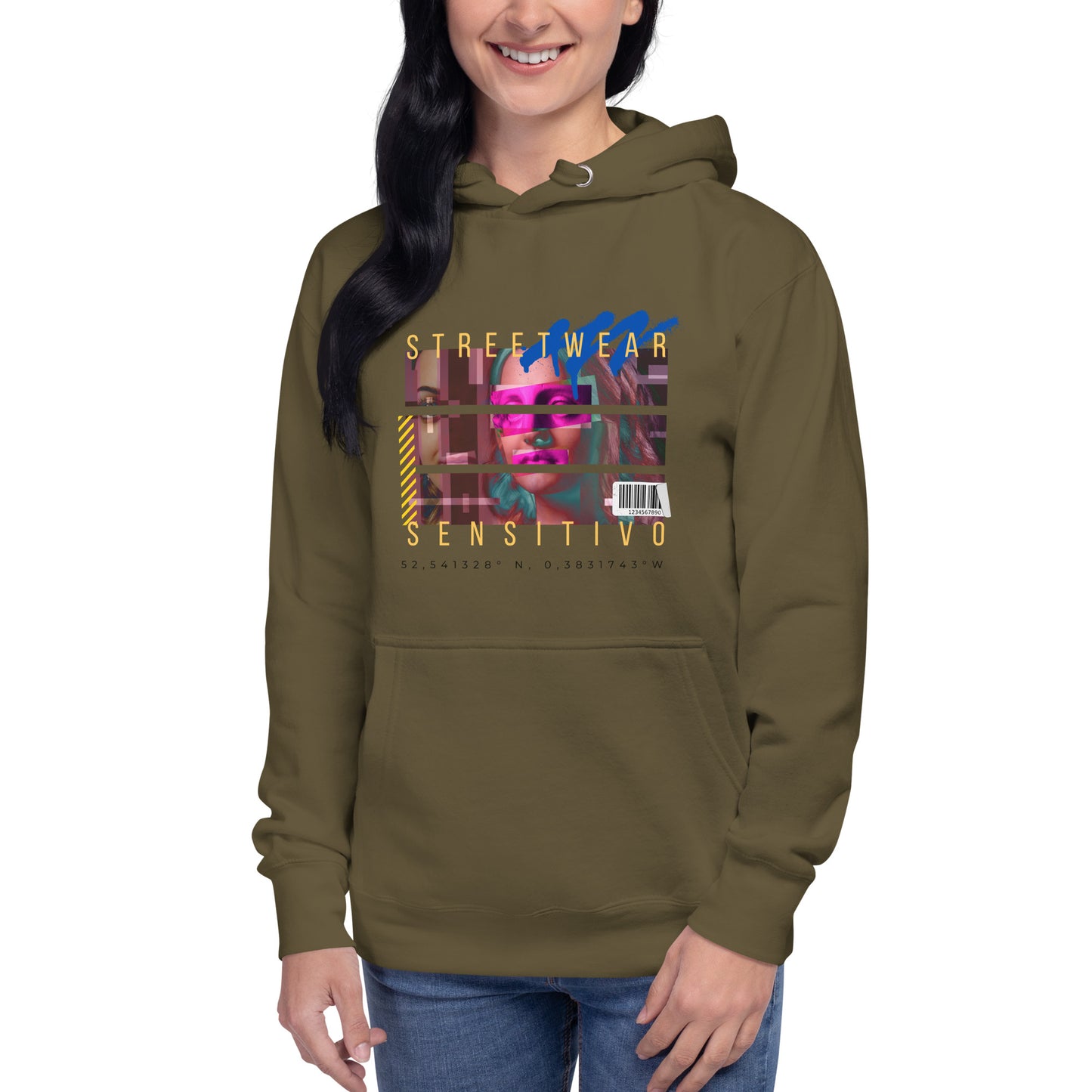 Streetwear Sensitivo Unisex Hoodie
