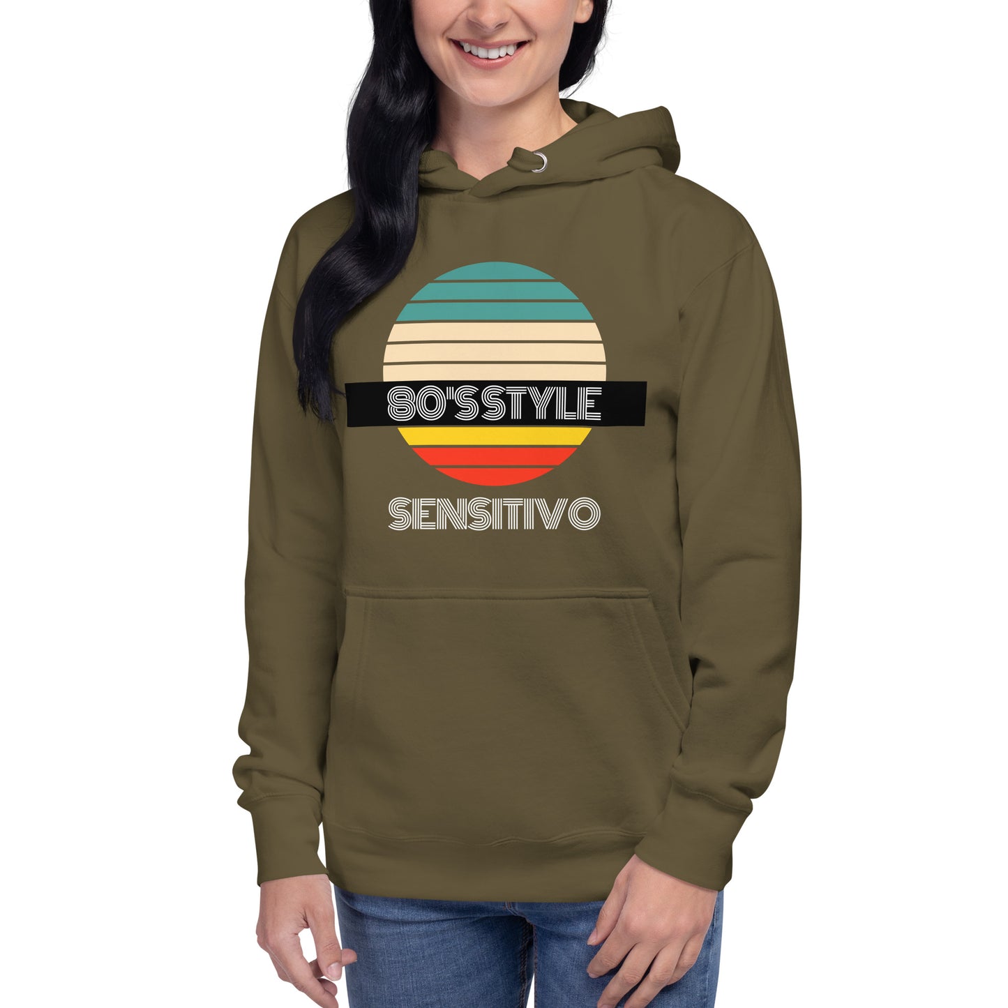 80's Style Sensitivo Unisex Hoodie